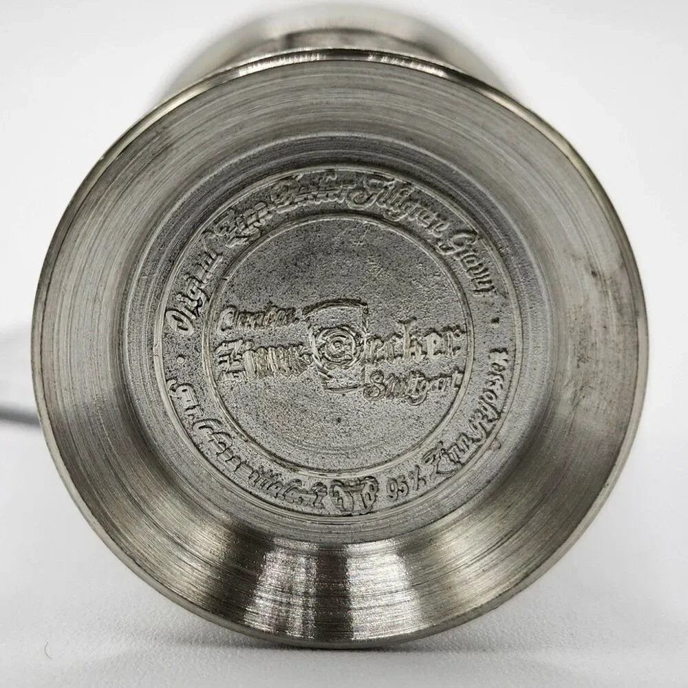 Original Zinn-Becker 95% Zinn Pewter Shot Glass (Frankfurt)